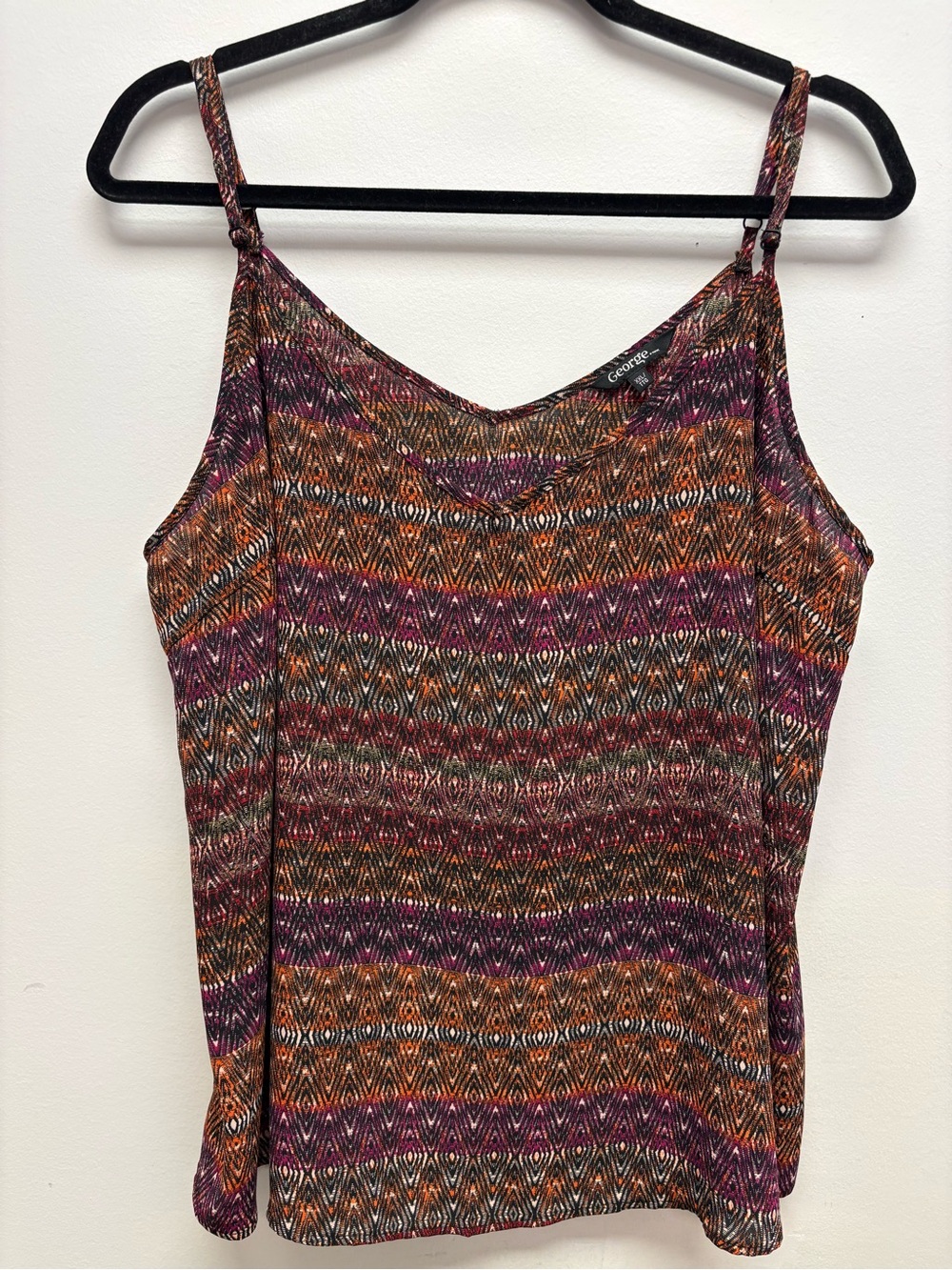 4 for $25  🧡 George Printed Adjustable Strap Tank XXL 🧡